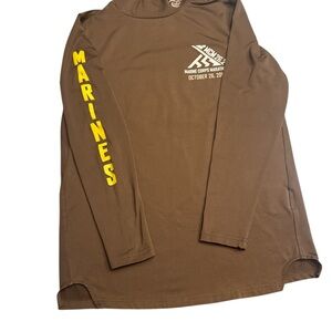 Marines Crops Marathon long Sleeve Performance Shirt